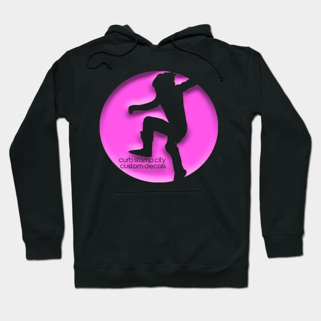 Curb Stomp- Pink Hoodie by SrikSouphakheth